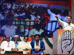 Rahul Gandhi holds election rallies in Maharashtra