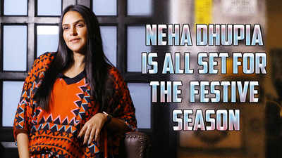 Neha Dhupia is all set for the festive season