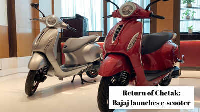 Bajaj e-scooter: 'Return of Chetak'