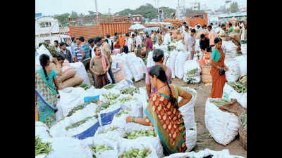 Rain, strike effect: Veggie prices soar in Hyderabad markets
