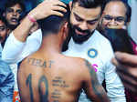 Pictures of super fan Pintu Behera who has 16 stunning Virat Kohli tattoos​