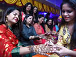Colourful pictures from Karva Chauth celebrations across India