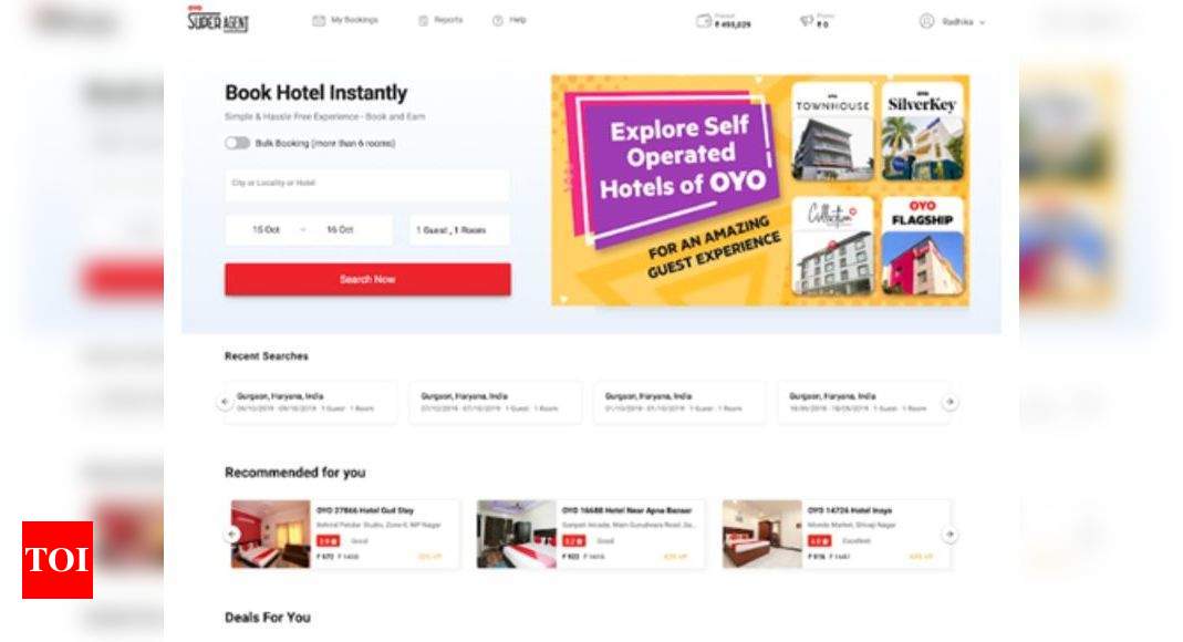 travel agent oyo login