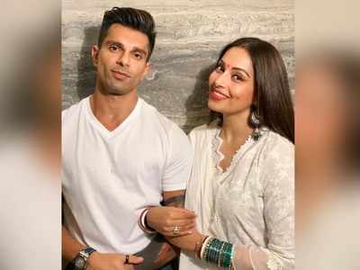Karva Chauth: Bipasha Basu shares a picture with Karan Singh Grover from her celebration