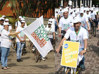 WGSHA cycle rally for awareness on zero hunger