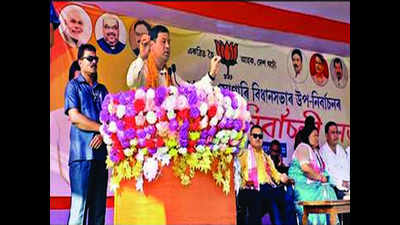 Assam CM hits campaign trail ahead of Sonari bypoll