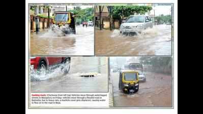 Rain for 3 hours leaves many areas of city waterlogged