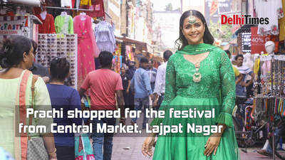 Prachi Tehlan goes Diwali shopping in Lajpat Nagar