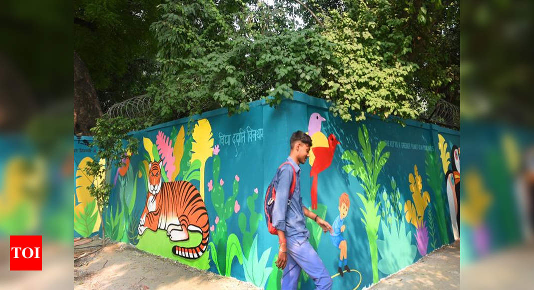 Delhi: How a paint brush changed fate of a school wall and more | Delhi
