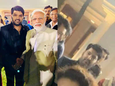 Kapil Sharma met PM Modi and Twitterati noticed his funny expression in  this selfie; take a look - Times of India