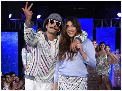 Ranveer Singh and other stars dazzle on the ramp at a city fashion show