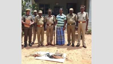 Ex-serviceman arrested for poaching peafowls near Trichy