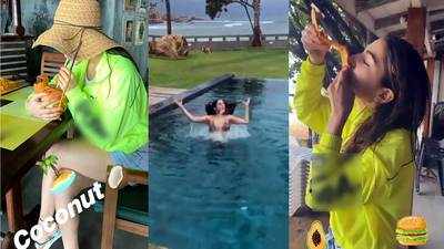 From playing in swimming pool to taking an auto ride, Sara Ali Khan's adventurous Sri Lankan holiday!