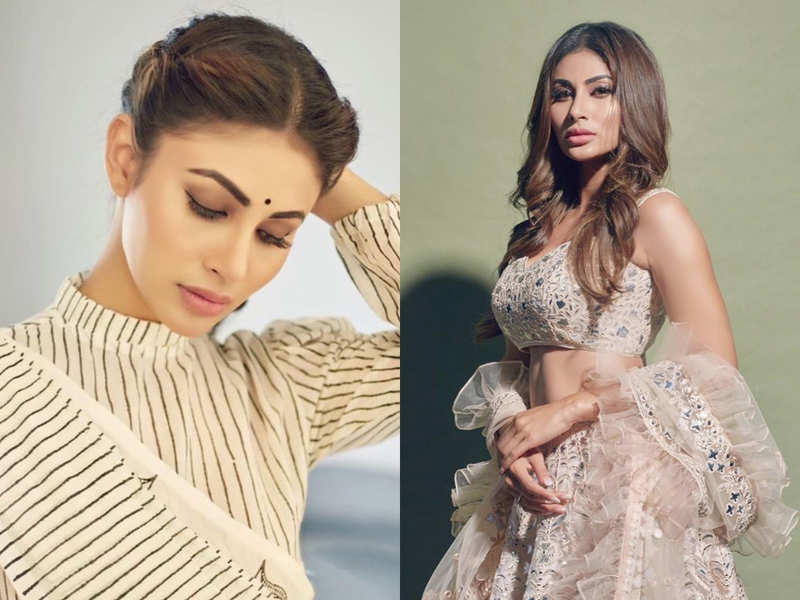 5 festive looks to steal from Mouni Roy - Times of India