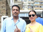 Bollywood celebrities voting pictures