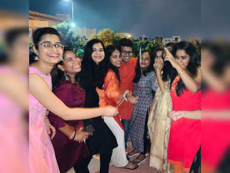 Students Enjoyed Diwali Night On Cnlu Campus Events Movie News Times Of India