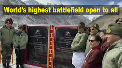 Siachen area open for tourists, tourism: Rajnath Singh