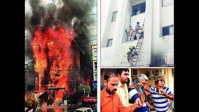 Indore: 5-storey hotel turns to ashes