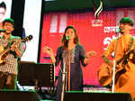 Musicians perform at the show Tomay Gaan Shonabo