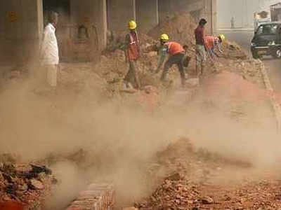 Delhi: 51 construction sites fined for dust pollution in a month