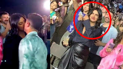 Priyanka Chopra and hubby Nick Jonas indulge in PDA