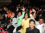 Students enjoy at the fresher's party of Tirpude Institute of Hospitality Management