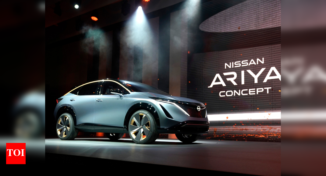 Nissan Ariya EV: Nissan Ariya EV Concept unveiled at Tokyo Motor Show ...