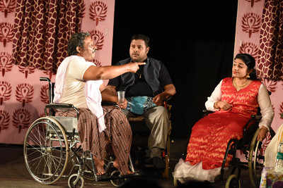 Chhaya, a drama by wheelchair bond artistes