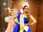 Pictures of the gorgeous Shwetha Niranjan who bags a title at an International Beauty Pageant