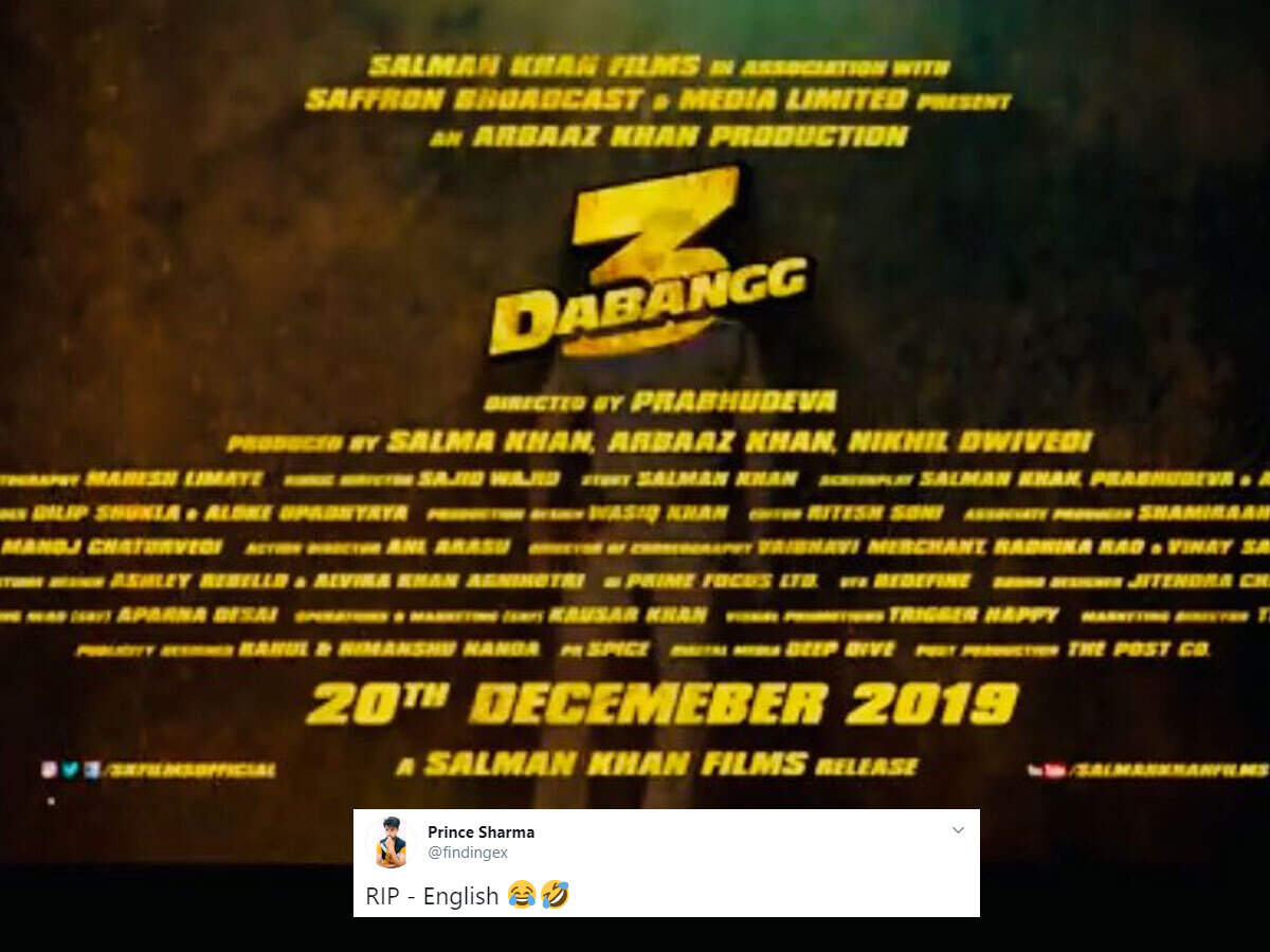 Review Dabangg 3 Is Not An Exercise In Extension But Regurgitation