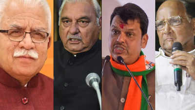 Elections 2019: BJP ahead but falls short of majority in Maharashtra and Haryana