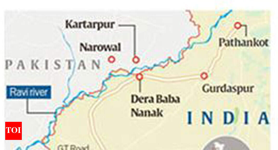 Kartarpur In Punjab Map Mha Releases List Of Do's And Don'ts For Kartarpur Pilgrims | India News -  Times Of India