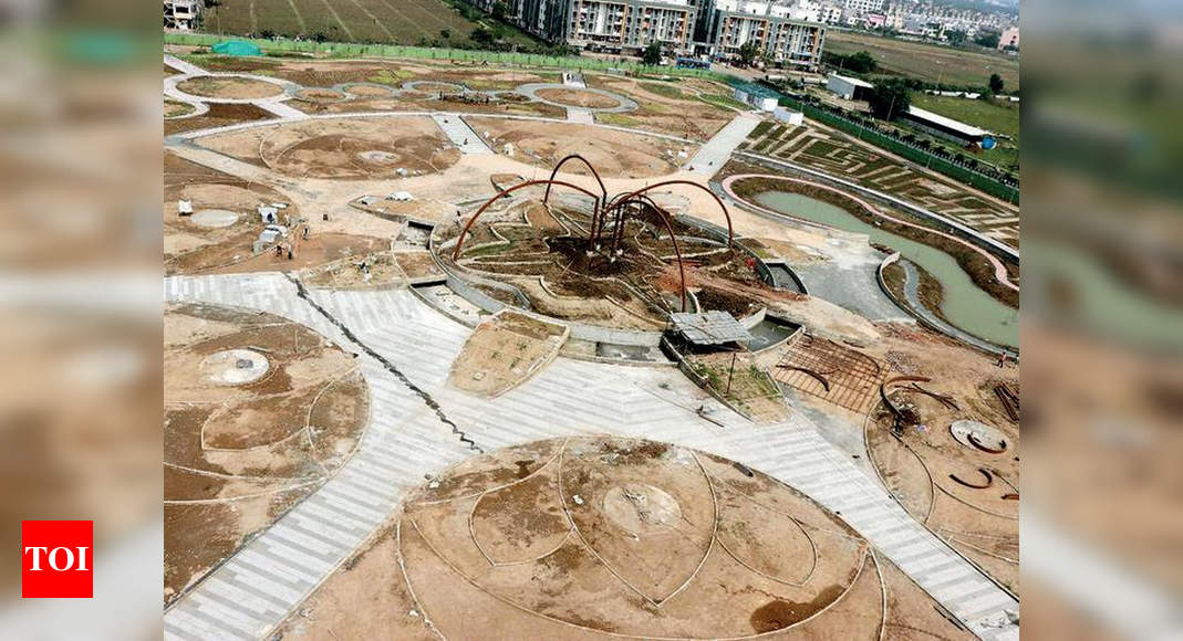 Surat Dindoli Floral Garden Nears Completion Surat News Times Of India 3088