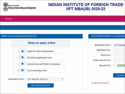 IIFT MBA (IB) 2020 application registration date extended; apply @ iift.nta.nic.in