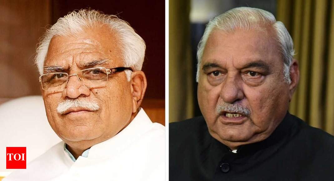 Govt formation: Khattar, Hooda in Delhi for talks