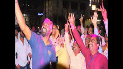 Maharashtra: Winners and their supporters erupt in joy post poll results