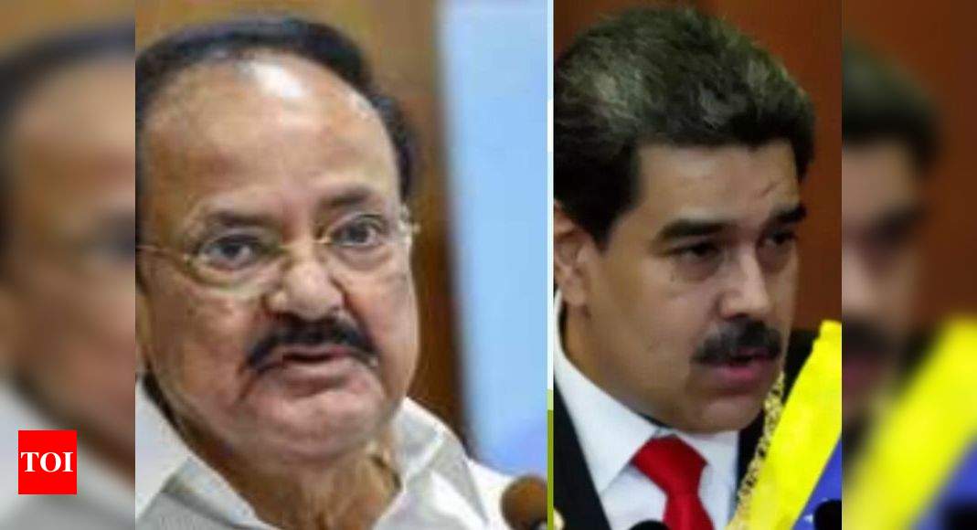 VP Naidu Discusses Issues Of Mutual Interest With Venezuelan President ...