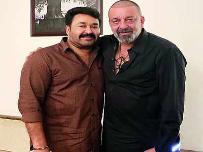 When Lalettan met Sanju Bhai in Mysuru | Kannada Movie News - Times of ...