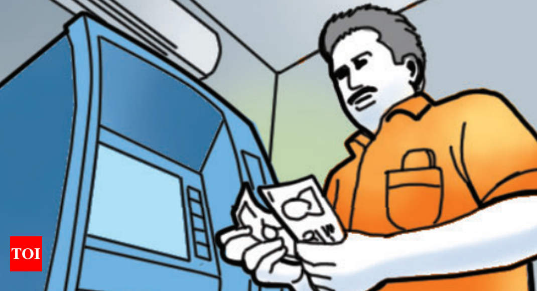 Ahmedabad: Thieves attempt to cut open ATM | Ahmedabad News - Times of ...