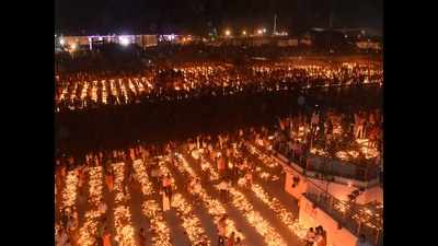Million diyas light up Ayodhya dream
