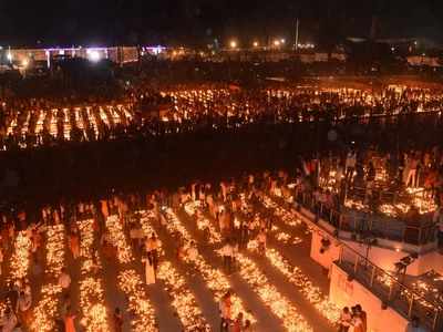 Million diyas light up Ayodhya dream
