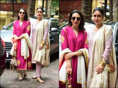 Watch: Karisma Kapoor relishes kheer as she enjoys the Diwali lunch with sister Kareena Kapoor Khan