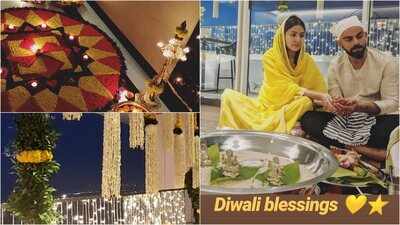 Inside Anushka Sharma and Virat Kohli's Diwali celebrations from their love nest!