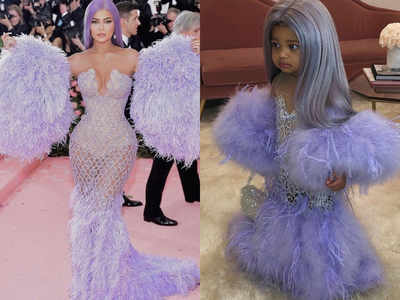 Kylie Jenner’s daughter Stormi recreates her MET Gala look; see pics ...