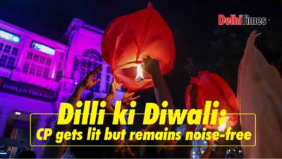 Dilli ki Diwali: CP gets lit but remains noise-free