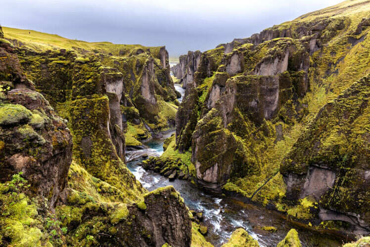 Fja&eth;r&aacute;rglj&uacute;fur Canyon, Iceland