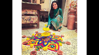Nimrat Kaur: Making rangoli is the best part of Diwali for me
