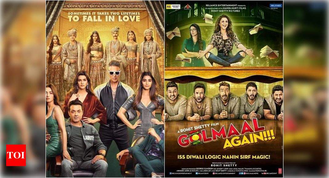 Akshay Kumar's 'Housefull 4' records the highest single day ever for a  comedy film; beats Ajay Devgn's 'Golmaal Again' | Hindi Movie News - Times  of India