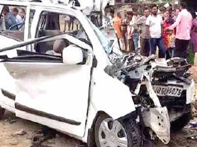 Five of family killed in highway mishap, three hurt | Udaipur News ...