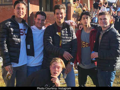 Photos: Aryan Khan parties it up with friends in the US